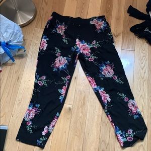 Cute floral pants